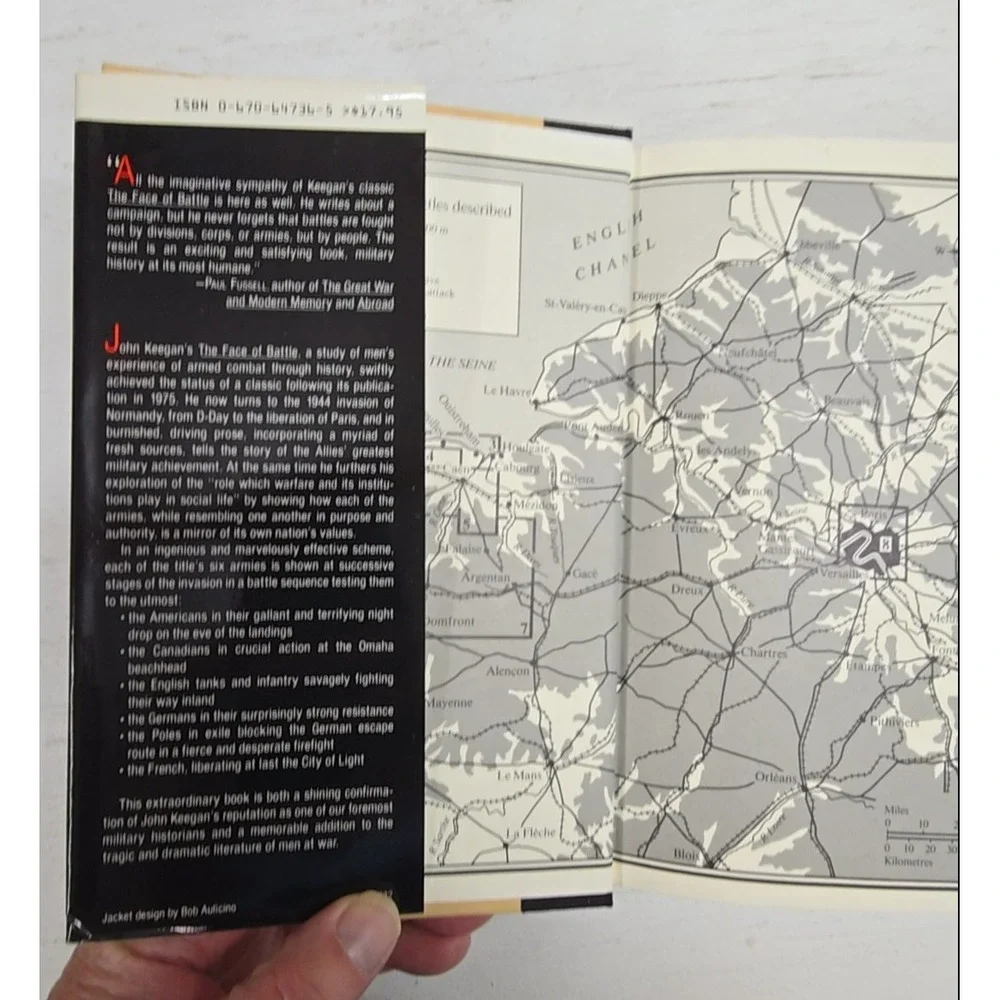 Six Armies in Normandy John Keegan 1982 HC w/ Dust Jacket WWII History Book VG